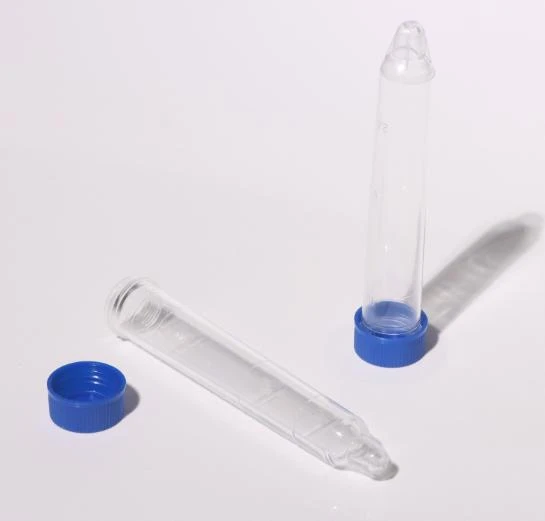 Tubo de sedimento urinario con tapón de rosca