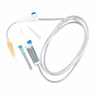 Juego de infusión desechable Luer Slip Luer Lock